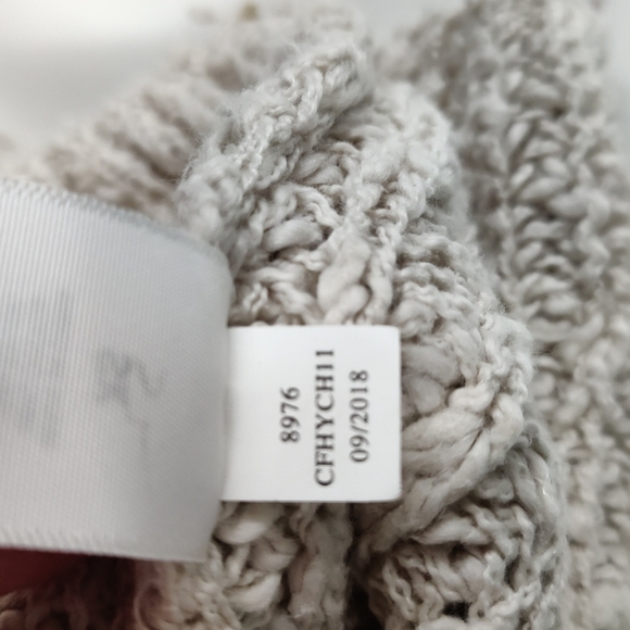 𝅺AEROPOSTALE Chunky Knit Cropped Oatmeal Colored Sweater Size XS - Picture 13 of 13